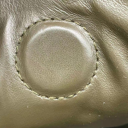 Bottega Veneta Hop Large Leather Dark Olive Green Hobo Bag