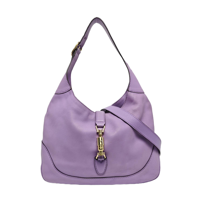 Gucci Jackie 1961 Soft Purple Leather Bag Medium-Luxbags