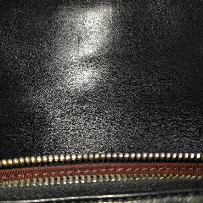 Chanel Small Bicolor Chevron Lambskin Single Flap Bag Black and Gold, 2014-15