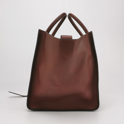 Celine Phantom Mini Burgundy Leather 30cm