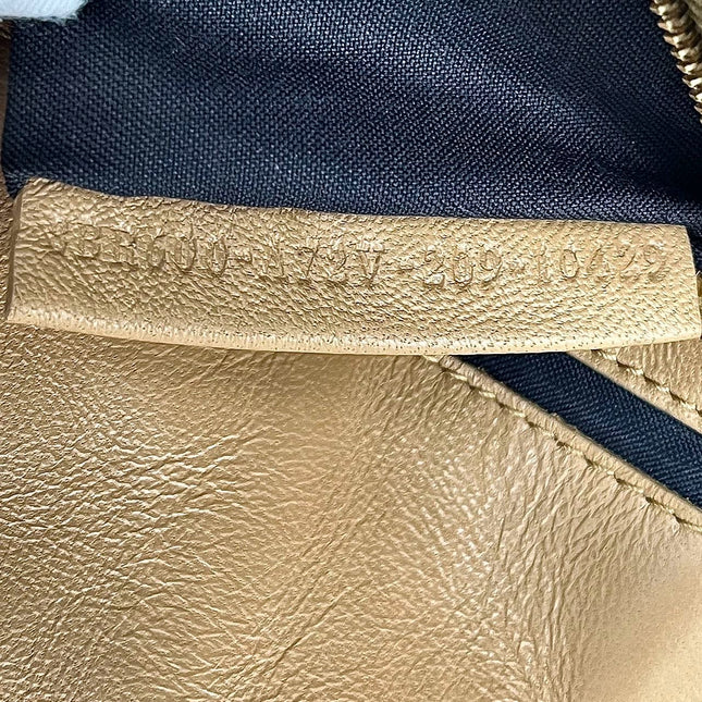 Sold FENDI Baguette Camel Leather 3D FF Motif Crossbody bag