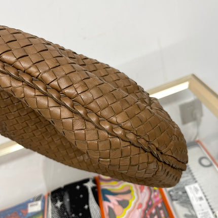 Bottega Veneta Belly Hobo Milk Chocolate Brown Maxi 50cm Intrecciato Leather