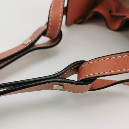 Loewe Hammock Mini Caramel Calfskin Leather Top Handle Crossbody Bag