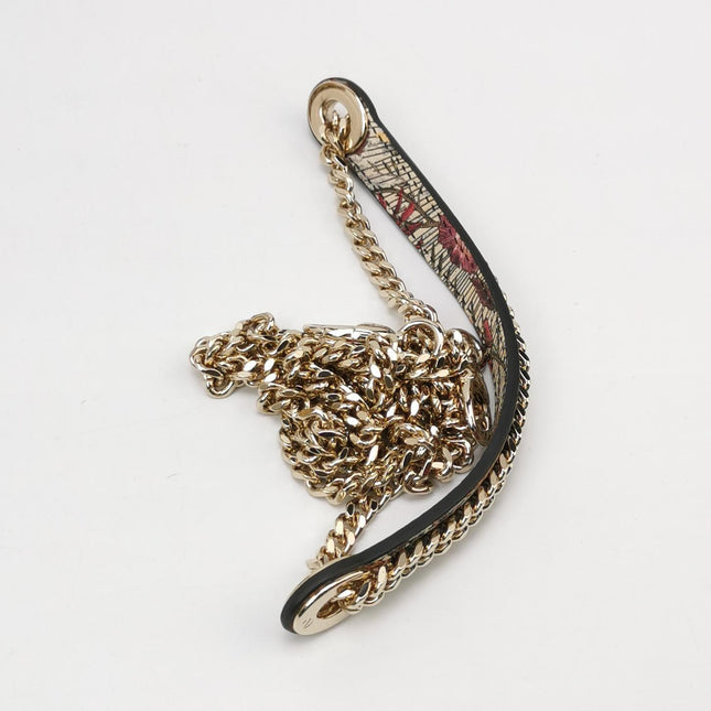 Lady Dior Mini Embroidered Phoenix Cloth Multicolor Handbag
