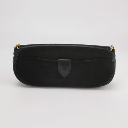Louis Vuitton Avant-Garde Pochette Clutch Suede Leather Crystal Logo, 2011