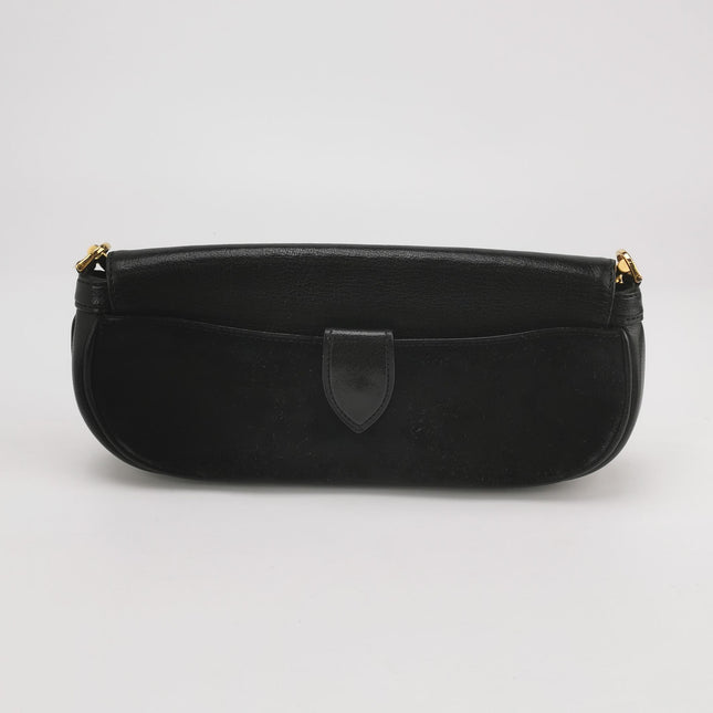 Louis Vuitton Avant-Garde Pochette Clutch Suede Leather Crystal Logo, 2011