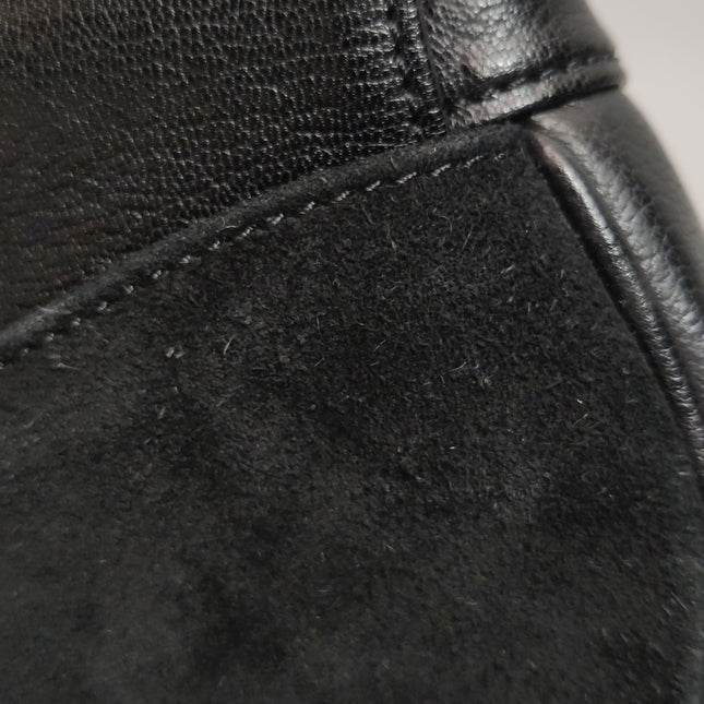 Louis Vuitton Avant-Garde Pochette Clutch Suede Leather Crystal Logo, 2011