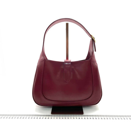 Sold Gucci Jackie 1961 Red Leather Bag Small with Adjustable Strap