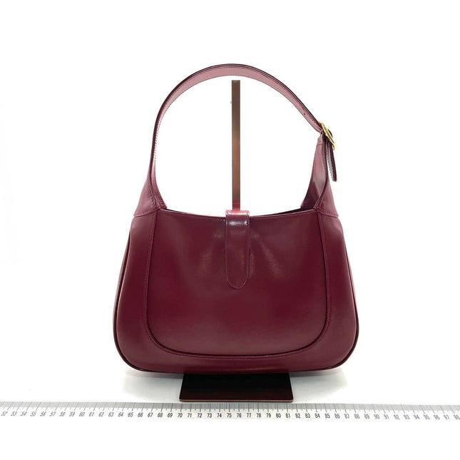 Sold Gucci Jackie 1961 Red Leather Bag Small with Adjustable Strap