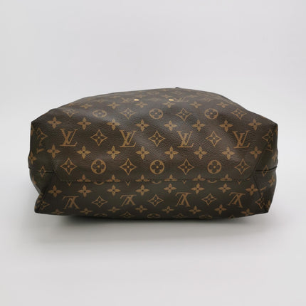 Louis Vuitton Atlantis Large Brown Monogram Canvas Bucket Bag with Strap