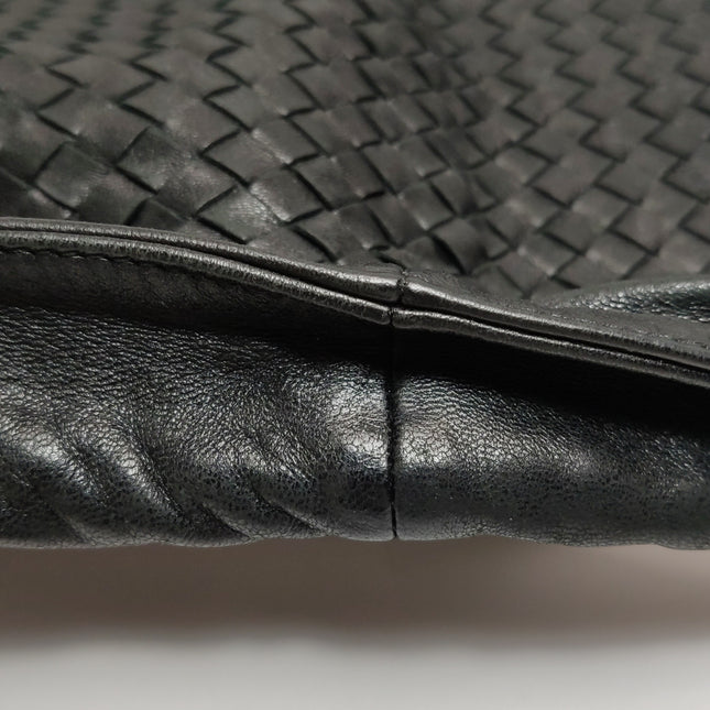 Bottega Veneta Veneta Hobo Maxi Black Leather 51cm