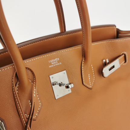 Hermes Birkin 35 Swift 37 Gold Palladium Hardware 2010