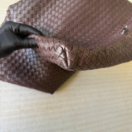 Bottega Veneta Maxi Convertible Tote Dark Chocolate Brown Leather