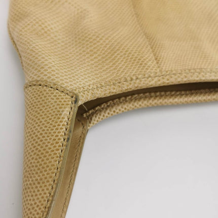 Sold Gucci Jackie Vintage Yellow Gold Exotic Lizard-skin Leather Shoulder Bag