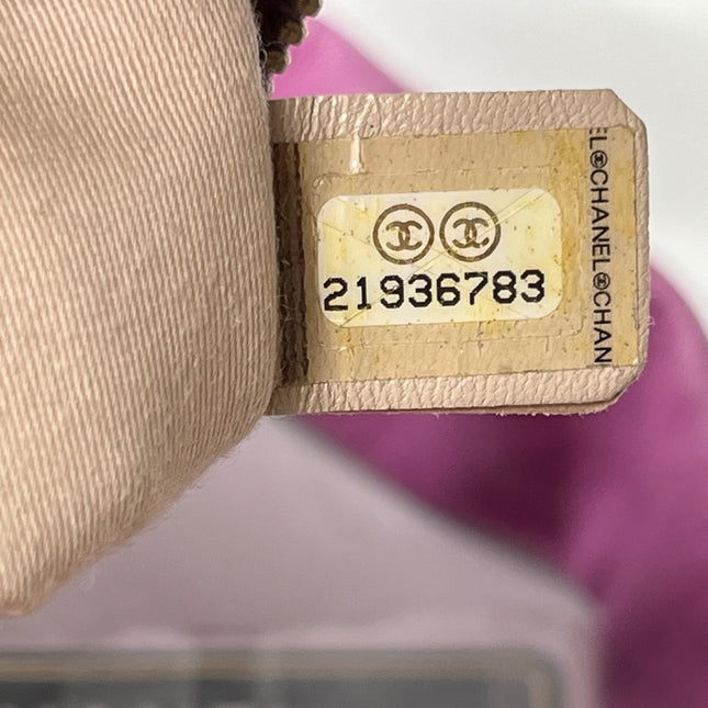 Chanel Large Girl Jacket Bag Lilac Tweed Shoulder Bag 2015