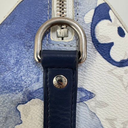 Louis Vuitton Keepall XS Blue Watercolor Leather and PU Crossbody Bag