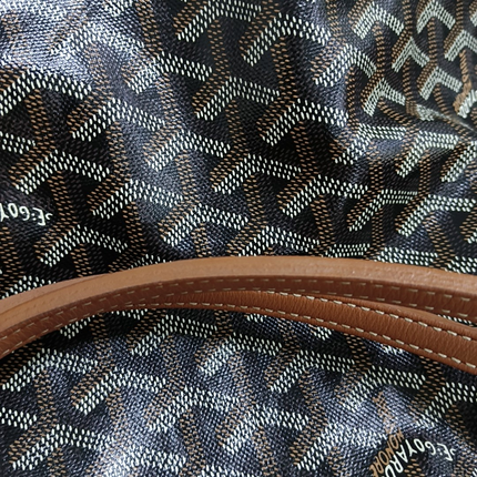 Goyard Anjou PM Medium Tote Brown Reversible Leather Lining