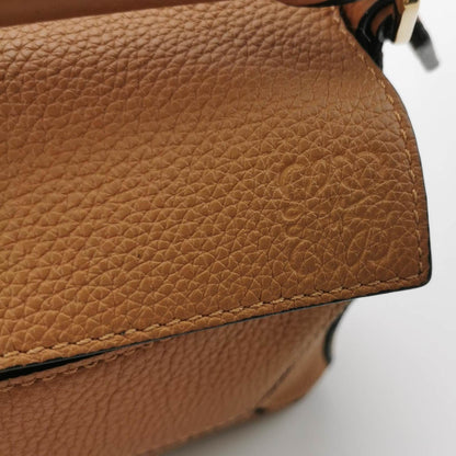 Sold Loewe Puzzle Mini Caramel Tan Grained Calfskin Leather Crossbody Bag