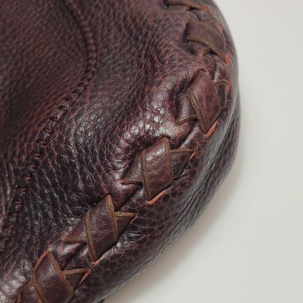 Gucci Jackie Soft Large Brown Leather Shoulder Bag With Strap