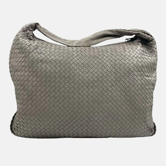 Bottega Veneta Hobo Bag Large Grey Lambskin leather 53cm-Luxbags