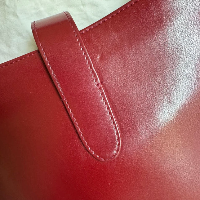Gucci Jackie 1961 Red Burgundy Leather Bag Small Shoulder Bag