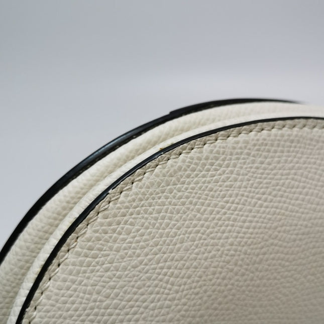 Sold Dior Saddle Medium White 2019 Grained Leather Handbag