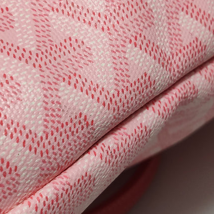 Goyard Artois Tote PM Medium Pink With Zipper and Reinforced Corners 2018