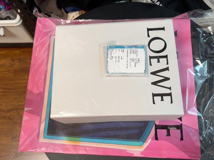 SOLD Loewe x Howl's Moving Castle Studio Ghibli Collection Puzzle Calcifer Mini Black Crossbody Bag