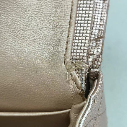 Chanel Classic Flap Medium 2016 Pink Metallic Pixel Effect Calfskin Leather