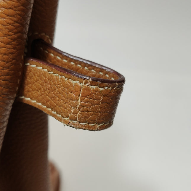 Hermes Birkin 35 Gold Togo Calfskin Leather Palladium Hardware 2004