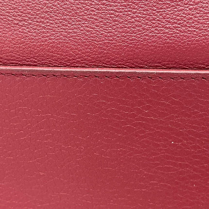 Loewe Amazona 36 Medium Burgundy Leather Dragon Lock Gold-tone Hardware