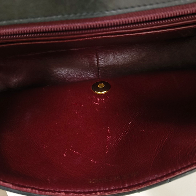 Chanel Diana CC Flap Bag Medium Vintage Black Lambskin Leather with 24k Gold HW, 1989-1991