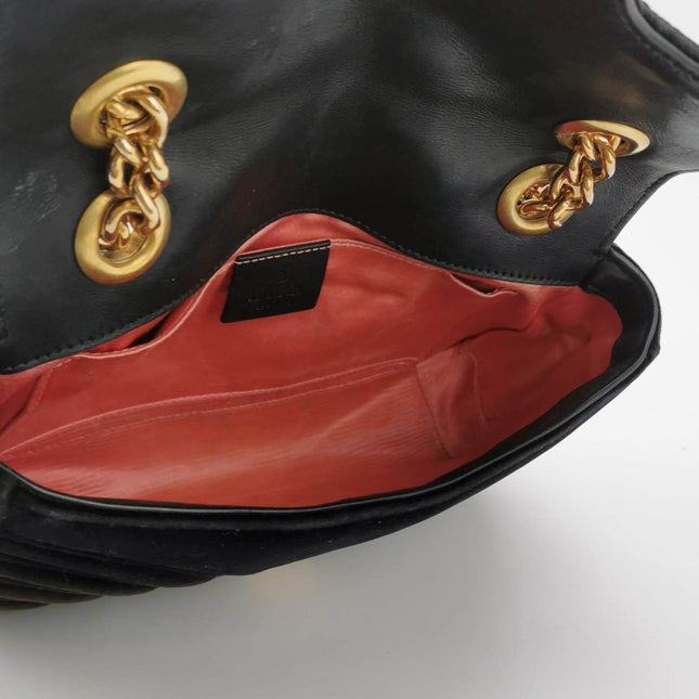 Sold Gucci Marmont Mini Black Velvet Camera Bag
