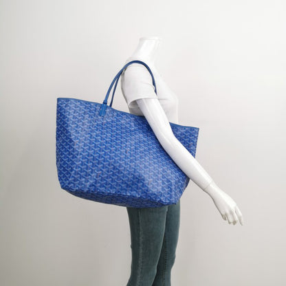 Goyard Saint Louis GM Tote Large Blue 2015