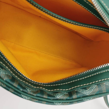 Sold Goyard Cap Vert Crossbody Goyardine Green