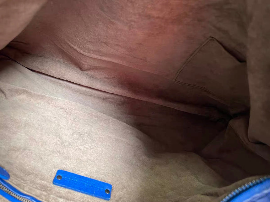 Bottega Veneta Hobo Bag Lambskin leather Royal Blue Medium 45cm