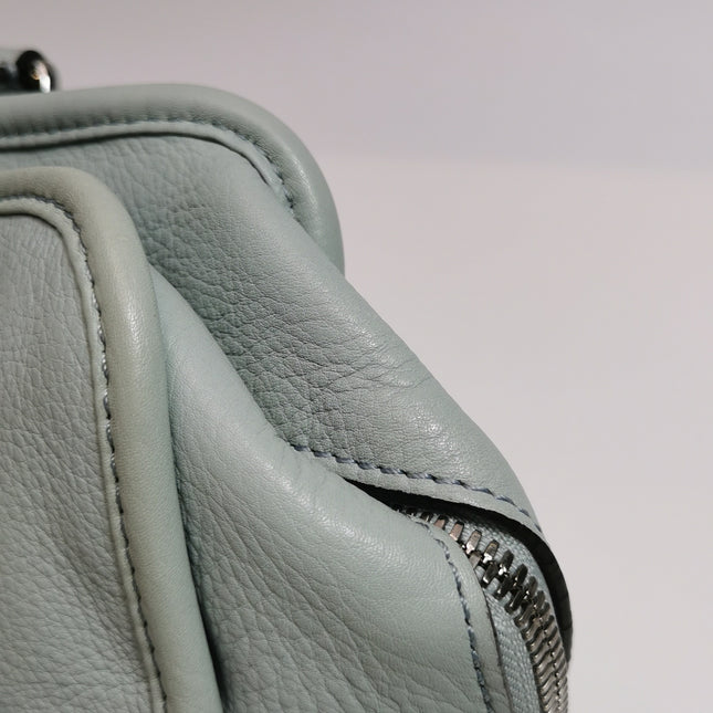 Loewe Amazona 29 Blue Leather Elephant Lock Silver-tone Hardware