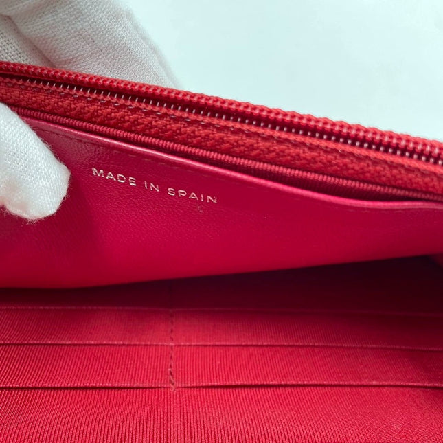 Sold Chanel Wallet on Chain WOC Fuchsia Lambskin Leather