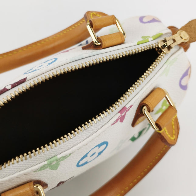 Louis Vuitton x Takashi Murakami Speedy Nano Boston Top Handle Bag