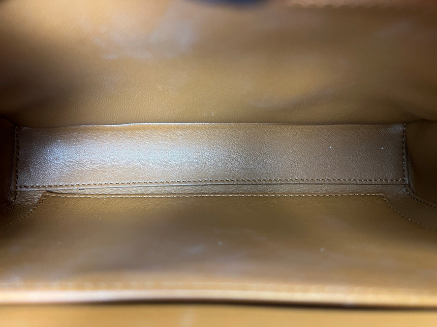Celine 16 Bag Small Caramel Natural Tan Smooth Calfskin Leather