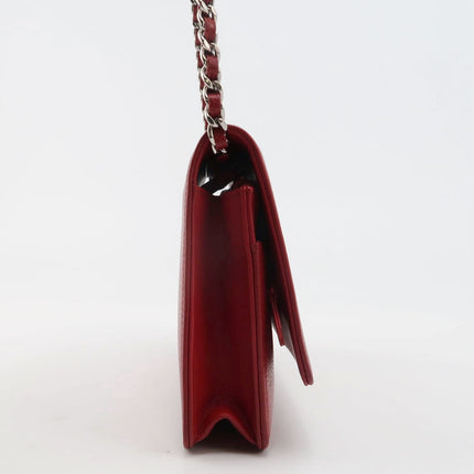 Chanel Wallet on Chain WOC Double CC Red Caviar Leather