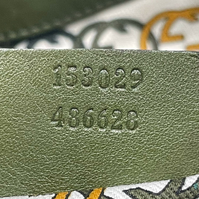 Gucci Jackie Green Python Leather Rare