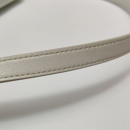 Prada Cleo Flap White Leather Shoulder bag