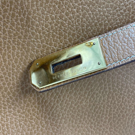 Hermes Kelly 40 Retourne Gold Togo Leather Gold Hardware 1993