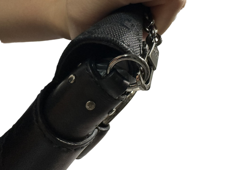 Sold Gucci Horsebit 1955 Cloth Black Monogram Shoulder bag