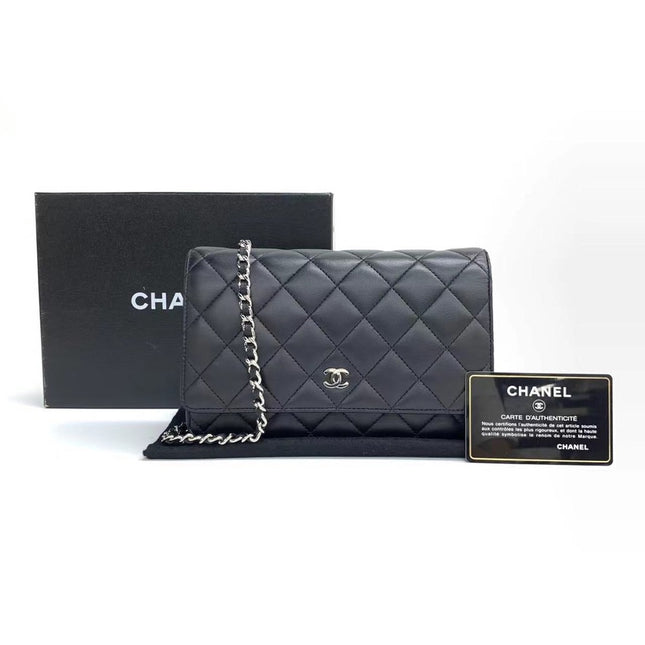 Sold Chanel Wallet On Chains WOC Timeless/ Classic Black-Luxbags