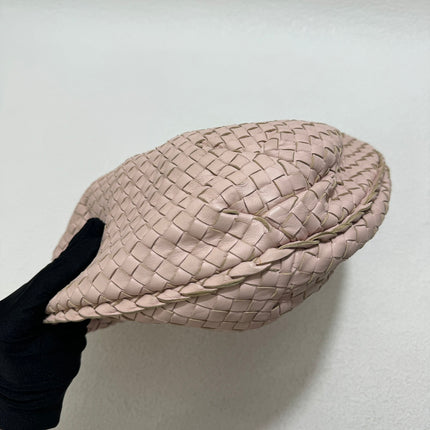 Bottega Veneta Belly Hobo Intrecciato Light Cherry Blossom Pink Nappa Leather Medium 40cm
