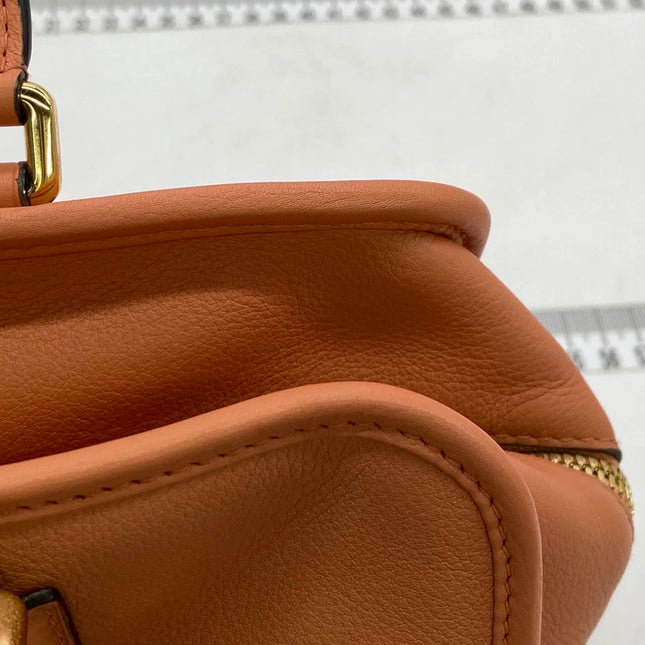 Loewe Amazona 28 in Orange Leather Goat Special Edition