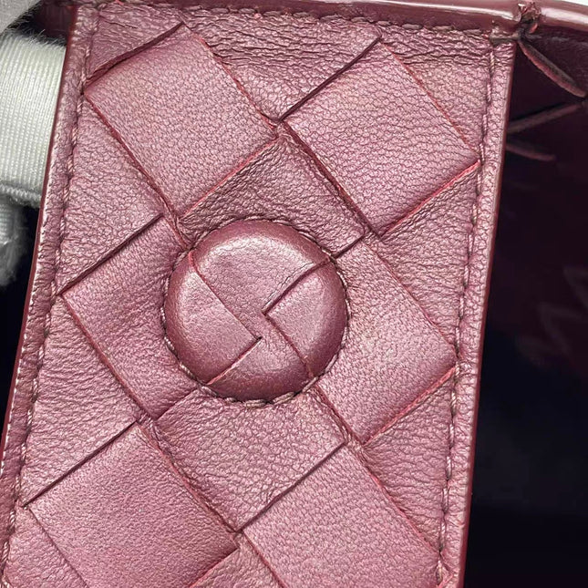 Bottega Veneta Andiamo Large Burgundy Handbag
