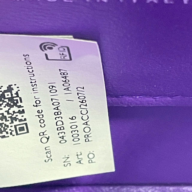 Versace La Medusa Mini Crystal Embellished Top Handle Bag in Purple